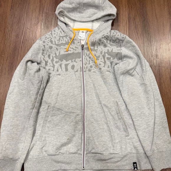 Other - Adidas Messi gray zip-up hoodie